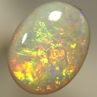 SOLID SEMI BLACK OPAL very bright neon fire